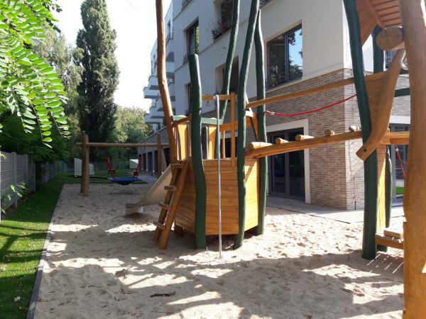 Spielart Kletterkombination Robinienholz 4505