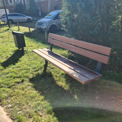 Wetz Abfallbehalter und Sitzbank 4679