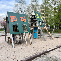 Spiel Bau Spielhutten Design Spielplatz Spielanlage Edelstahl Spielhaus 4898