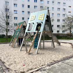 Spiel Bau Spielhutten Design Spielplatz Spielanlage Edelstahl Spielhaus 4899