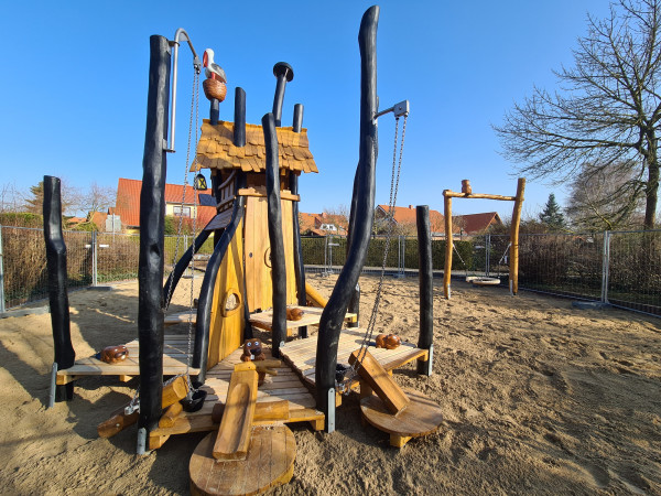 Spielplatz Sandspiel Sandspielplatz Backtisch Biber und Storch 4831
