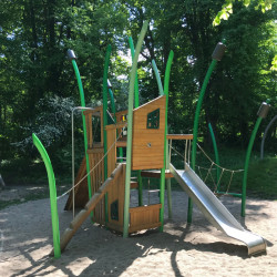 Spiel Bau Grasart Design Spielplatz Kletterturm Spielgerate 4906