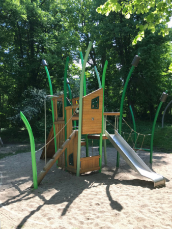 Spiel Bau Grasart Design Spielplatz Kletterturm Spielgerate 4906