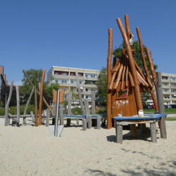 Spielart Themenspielplatz Spielplatz Robinienholz Aussenanlagengestaltung 5069