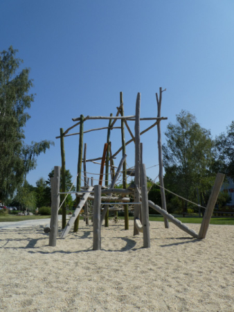 Spielart Themenspielplatz Spielplatz Robinienholz Aussenanlagengestaltung 5066