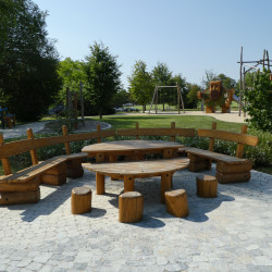 Spielart Themenspielplatz Spielplatz Robinienholz Aussenanlagengestaltung 5068