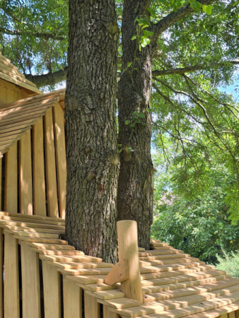 Spielart grosses Baumhaus Individuell Spielplatz  Robinienholz 5018