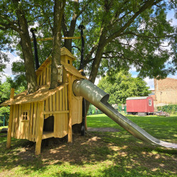 Spielart grosses Baumhaus Rutsche Individuell Spielplatz 5022