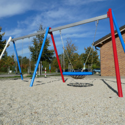 Spiel Bau Doppelschaukel Vogelnestschaukel Maritim