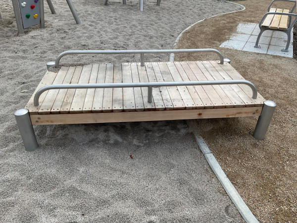 Spiel Bau Spielpodest Edelstahl Spielplatzgestaltung