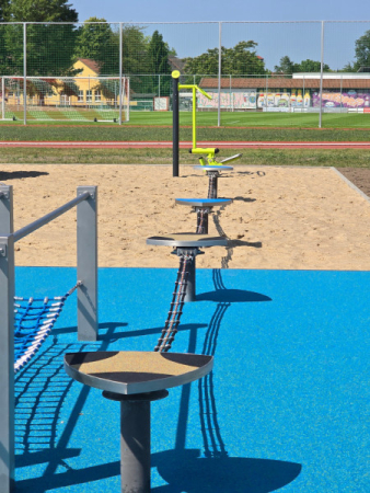 Seelow Trimm Dich Pfad Slackline Spielbau Fitnessgerate Outdoor 5393