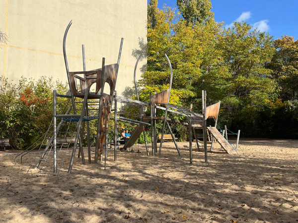 Spiel Bau Spielgerat Kletterkombination Edelstahl 5309