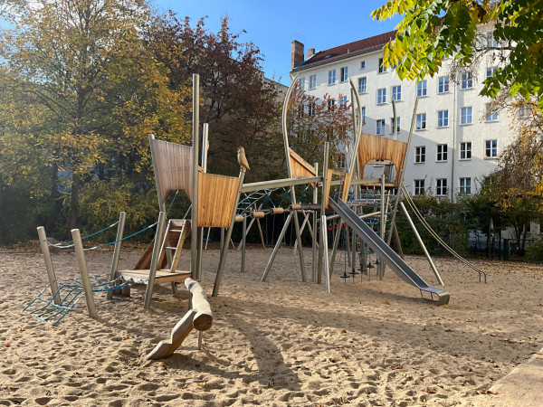 Spiel Bau Spielgerat Kletterkombination Edelstahl 5310