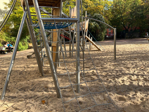 Spiel Bau Spielgerat Kletterkombination Edelstahl 5311