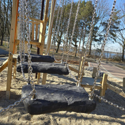 Spielplatzgestaltung Eichenkantholz Individuell Spielplatz Unikate 5338